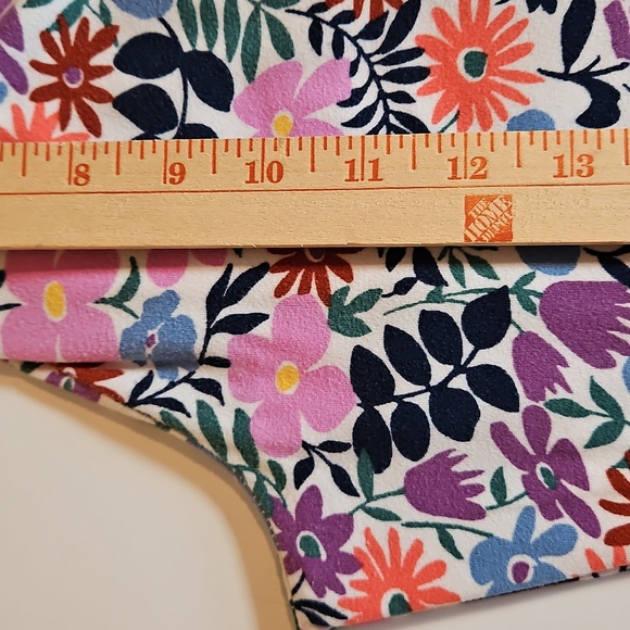 Kate Spade S/M Pajama Set Top Crop Pant Spring Floral Cottage Fairy Cozy - Picture 6 of 9